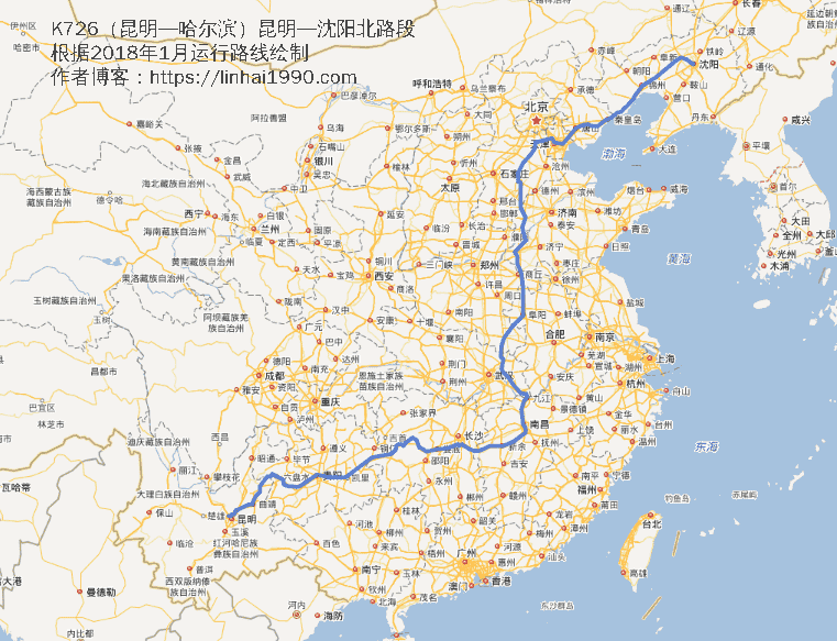 K726运行图